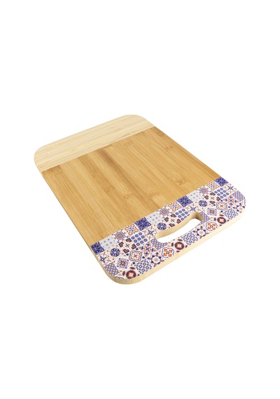 Naturalove Bambu Kesme Tahtası - Desenli