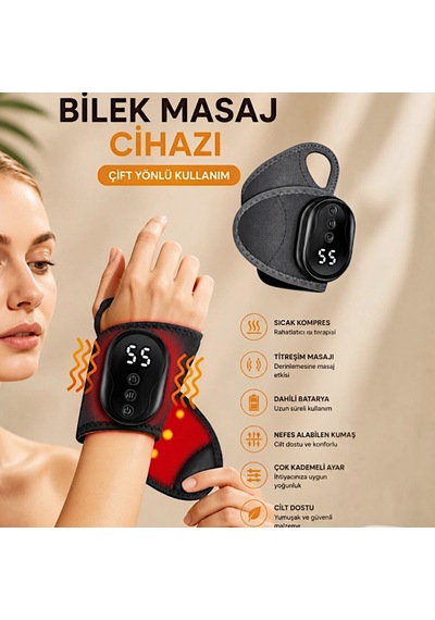 Auhma Amg40 Şarj Edilebilir Akıllı Isıtmalı Masaj Aleti 3 Kademeli Titreşim & 5