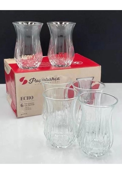 Paşabahçe 420181 Echo Çay Bardağı 160cc 6 Lı Çok Renkli