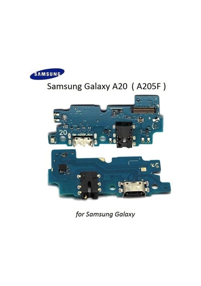 Galaxy A20 A205f Şarj Kulaklık Soket Mikrofon