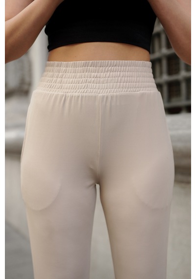 Winmoda34 Scuba Dalgıç Jogger Eşofman Altı Yüksek Bel Geniş Kemer Paça Pile Detaylı Açık-bej Winmoda34 Scuba Dalgıç Jogger Eşofman Altı Yüksek Bel Geniş Kemer Paça Pile Detaylı Açık-bej
