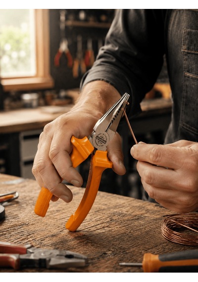 Ergonomik Saplı Hassas Krama Dövme Çelik Pense