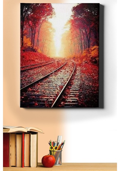 Webstyle Sayılarla Boyama Seti Kasnaklı Sonbaharda Yolculuk 60 X 75 Cm