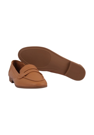 Napa Shoes Kadın Dikiş Detaylı Konfor Taban Kapalı Model Babet Ayakkabı Napa-aes22204 165