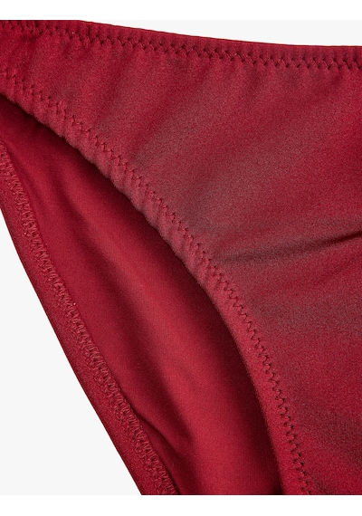 Koton Standart Bel Bikini Altı Bordo 6sak00041mm