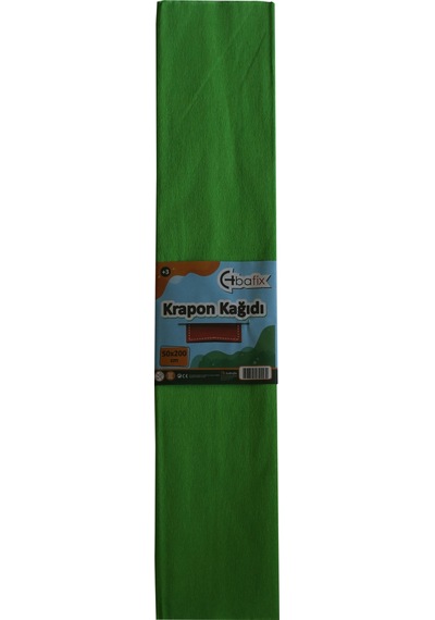 Bafix Krapon Kağıdı 10 Lu 50x200 Cm Açık Yeşil Diğer