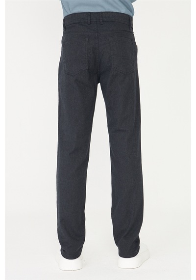 Lacivert Jean Görünümlü Dokuma Kumaş Pantolon Laci Lacivert Jean Görünümlü Dokuma Kumaş Pantolon Laci