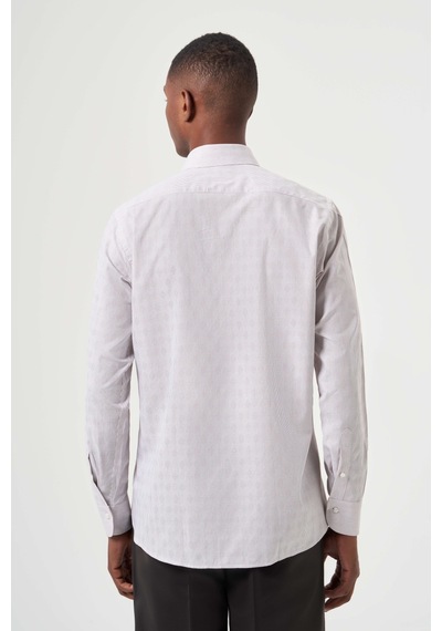 Bisse Erkek Regular Fit Klasik Gömlek Bej Gm23y231037 D07 Bej