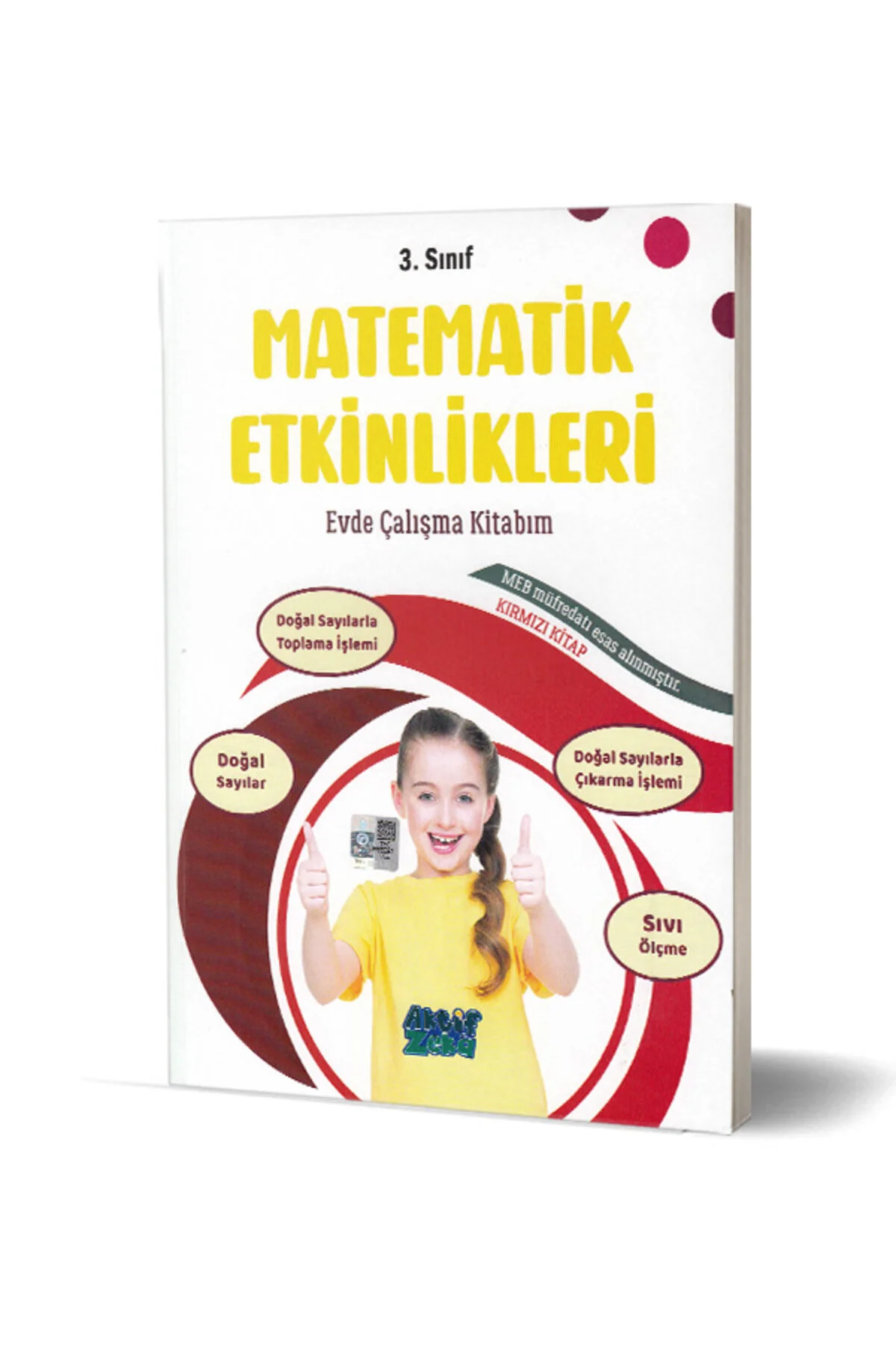 3.sınıf Matematik Etkinlikleri Evde Çalışma Kitabım Kırmızı Kitap