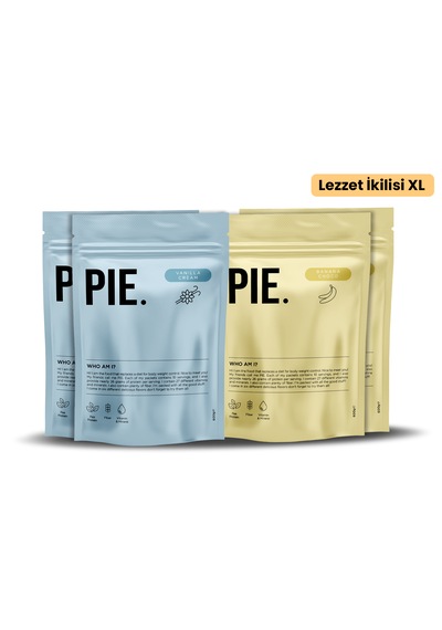 Pıe. Proteinli Öğün Tozu / Vücut Ağırlığı Kontrolü İçin Diyetin Yerini Alan Gıda / Vanilya Ve Muz Aromalı /40 Öğün Karışık