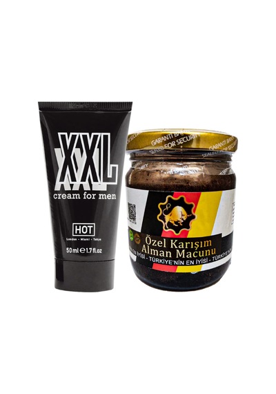 Hotxxl 50 Ml Erkeğe Sertpenis Krem + Erkeğe 240 Gr Almn Macunu