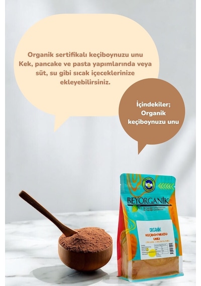 Beyorganik Organik Keçiboynuzu Unu 250 G