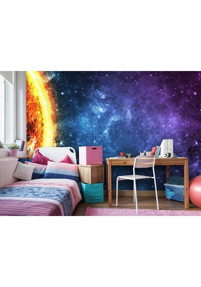 Galaxy Yıldızlar Çocuk Odası Duvar Kağıdı