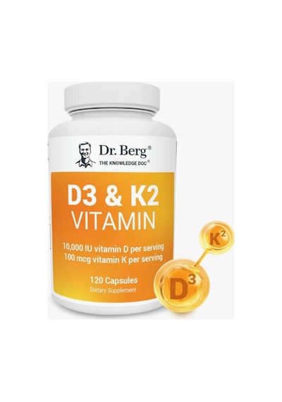 Dr. Berg Vitamin D3 K2 120 Kapsül