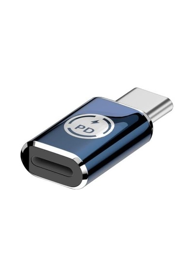 35w Type C To Lightning 15 Max Pro Plus Yuva Çevirici Hızlı Şarj Aktarımı Otg Dönüştürücü Koyu Mavi Otgtm Otgtm-d