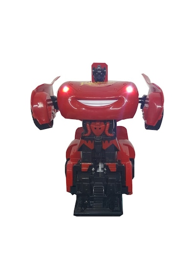 Robota Dönüşen Şimşek Mcqueen Uzaktan Kumandalı  Şarjlı  Araba