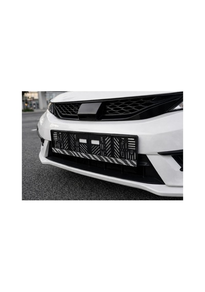 Taşlı Plakalık Oto Plaka Zebra Desenli Taşlı 2 Adet