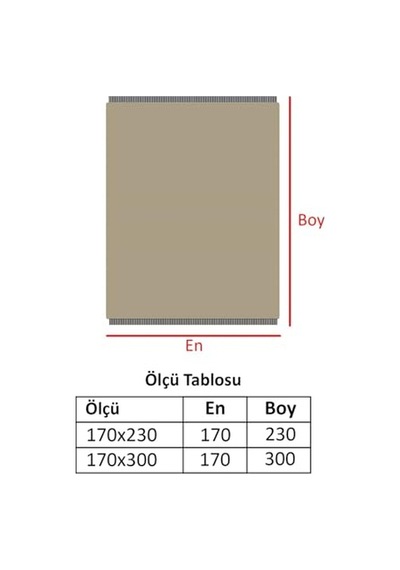 Trendy Koltuk Örtüsü Bej 170 X 300 Çok Renkli
