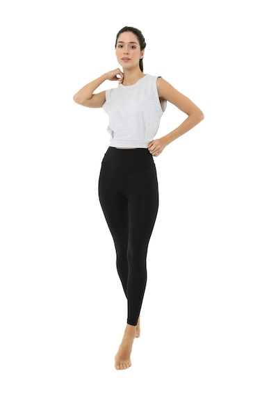 Scorp Spica Kadın Crop Atlet Kar Melange Beyaz