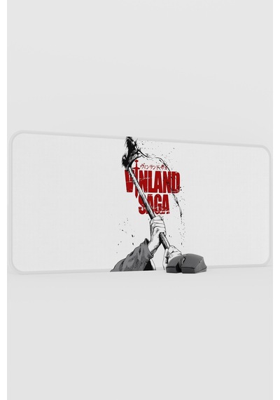 Vinland Saga Anime V4 - 90x40 Xxl Gaming Kauçuk Kaymaz Taban Mouse Pad Fare Altlığı