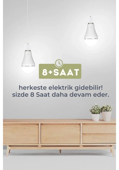 Şarjlı Ampül 830 Lümen Ultra Acil Durum & Kamp Işığı 220v Beyaz E27 Duy Otomatik %80 Tasarruflu Şarjlı Ampül 830 Lümen Ultra Acil Durum & Kamp Işığı 220v Beyaz E27 Duy Otomatik %80 Tasarruflu