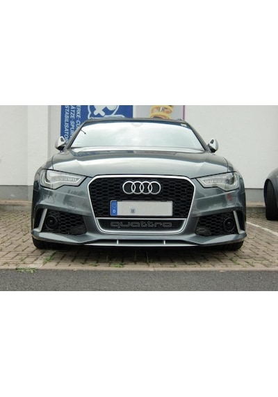 Audi A6 Rs6 Ön Panjur Izgara 2012 / 2014 Krom Siyah Quattro