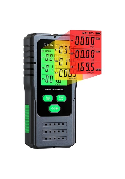 Radyasyon Lcd Test Algılama Sar Manyetik Alan Ölçüm Cihazı Elektromanyetik Yoğunluk Ölçme Tarama Dedektörü