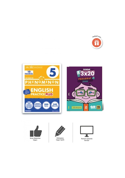 Fenomen 2027 5 The Phenomenon English Practice Plus Ve 3x20 Paragraf Deneme Bigelio Yayıncılık