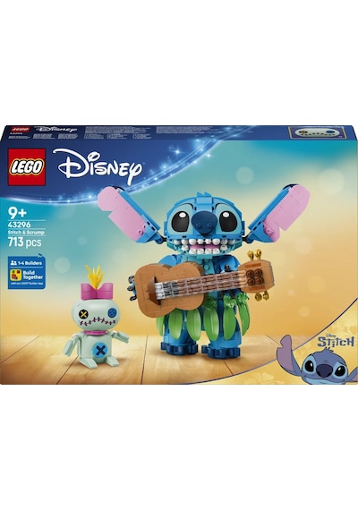 LEGO® | Disney Stiç ve Scrump 43296 - 9 Yaş ve Üzeri Çocuklar için Aksesuarlar İçeren Yaratıcı Oyuncak Yapım Seti (713 Parça)