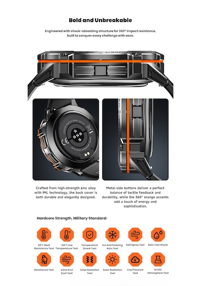 Harvox X2 Pro Tank Outdoor Akıllı Saat (İthalatçı Garantili)