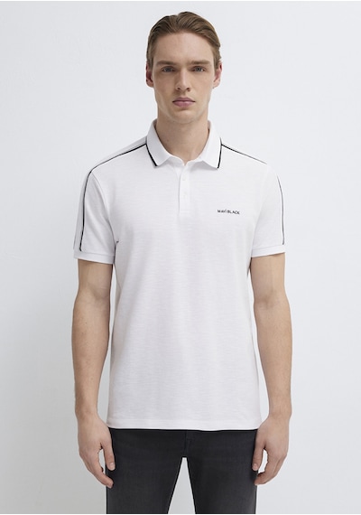 Mavi - Mavi Black Beyaz Polo Tişört 0611838-620