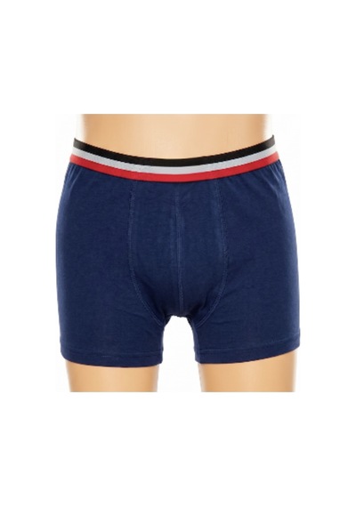 Mintev 12 Li Lacivert Likralı Erkek Çocuk Boxer 1343 12 Adet