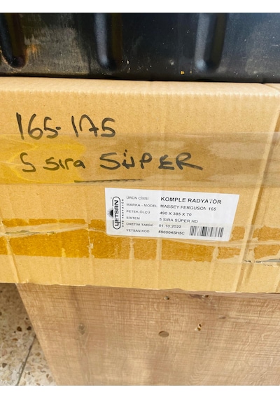 Massey Ferguson 165-175 5 Sıra Süper Ful Bakır Yetsan Radyatör