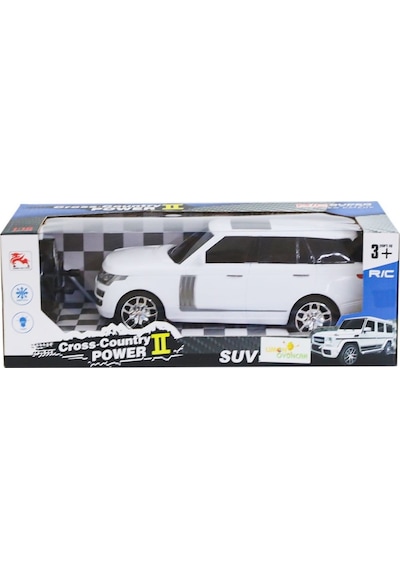 8578-2a Kumandalı Şarjlı Jeep Cross Country -oyuncak Beyaz