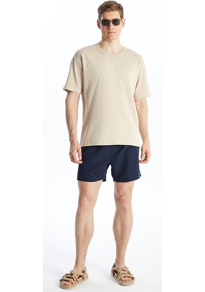 Lcw Swımwear Lacivert Kısa Boy Basic Erkek Deniz Şortu