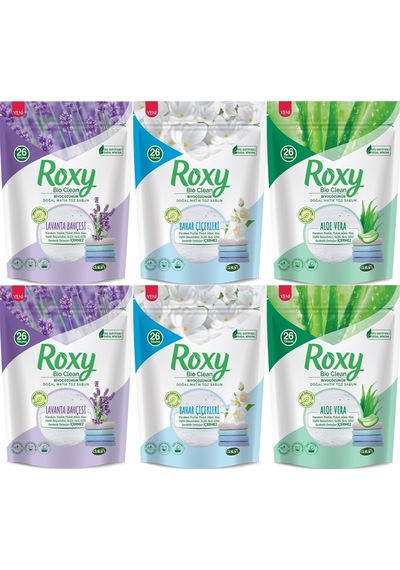 Dalan Roxy Bio Clean Matik Sabun Tozu 800GR Karma 6 Lı Set (Lavan