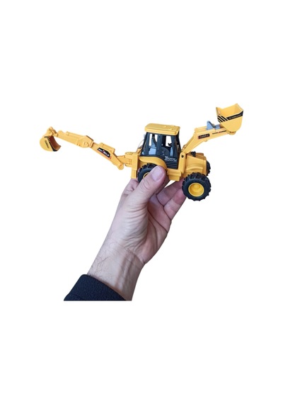 Hareketli Parçalarıyla Gerçekçi İnşaat Deneyimi: Oyuncak İş Makinası Dozer Kepçe Sarı