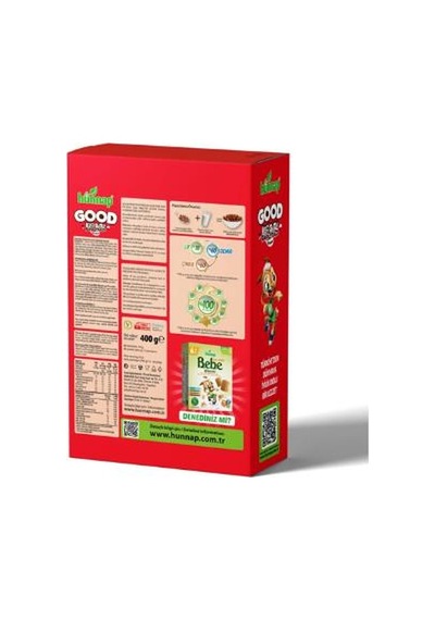 Hünnap Good Keçi Sütlü Çikolatalı Gevrek 400 G 6'li Paket