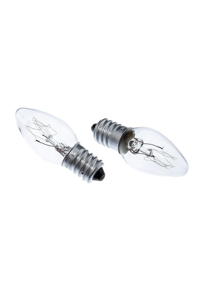Ayrex Orret Home 10w Şeffaf Tuz Lambası Ampulü 5 Adet E14 Duy Uyumlu Gece Lambası Ampulü, Şeffaf Cam, Doğal