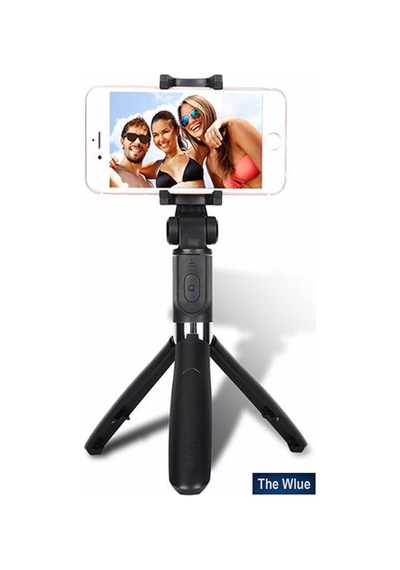 Ultra Thin 3in1 Bluetooth Kumandalı Ayaklı Selfie Çubuğu 70 Cm Ko