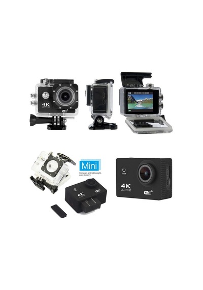 Aksiyon Kamera Wi-fi 4k Ultra Hd 170 Derece Diğer