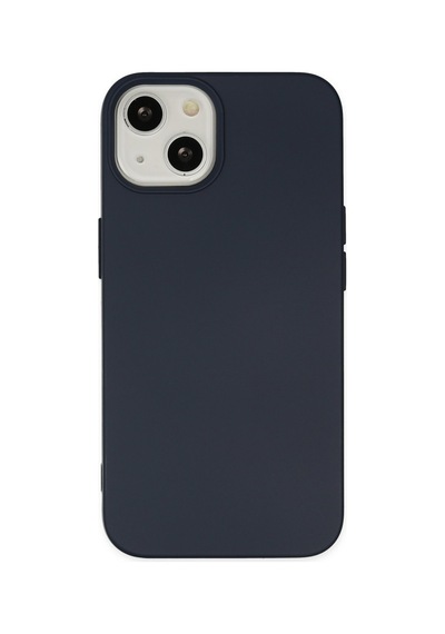 Apple iPhone Uyumlu 14 Kılıf Nano İçi Kadife Silikon - Lacivert Bzsxx00 1