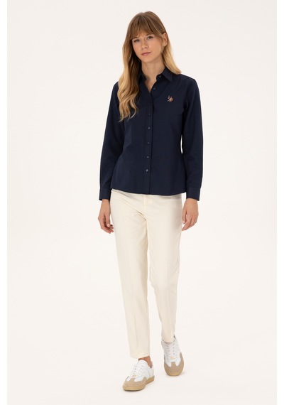 U.s. Polo Assn. Kadın Lacivert Gömlek Basic 50308043-vr033 Lacivert