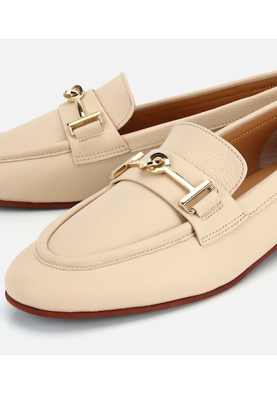 Hotiç Kadın Deri Bej Yumuşak Dokulu Tokalı Klasik Loafer 01ayh319080a310 01ayh319080a310 Bej