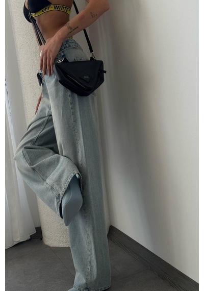 Lacarino 7588 E.w.leg Kadın Jean Pantolon Yeşil Tint