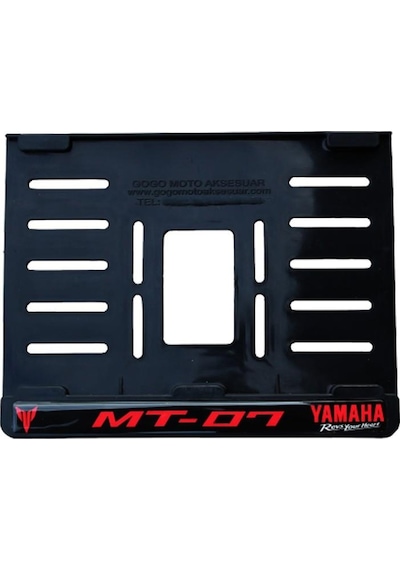 Yamaha Mt-07 Uyumlu 1 Plastik (15x24 Cm) Kırılmaz Plakalık