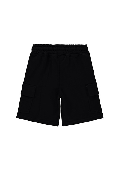 Civil Boys Basic Kargo Cepli 6-9 Yaş Kapri - Siyah
