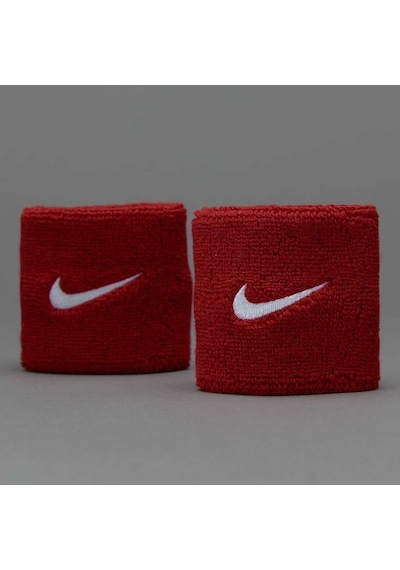 Nike Swoosh Wristbands Havlu El Bilekliği Kırmızı