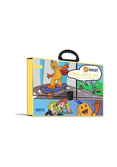9-12 Yaş Zekare Smart Görsel Dikkat Seti 11 Kitap + 1 Kontrol Paneli