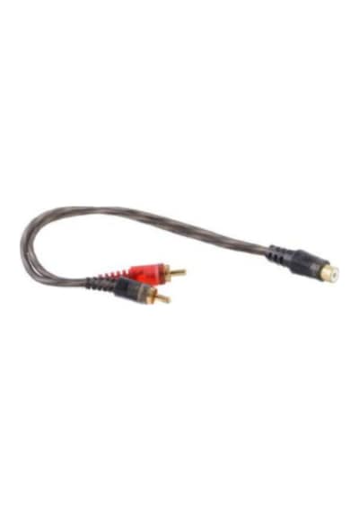 Oto Amfi Y Kablo 1 Dişi 2 Erkek Rca Kablo Slikonlu Anfi Kablo 1 Adet